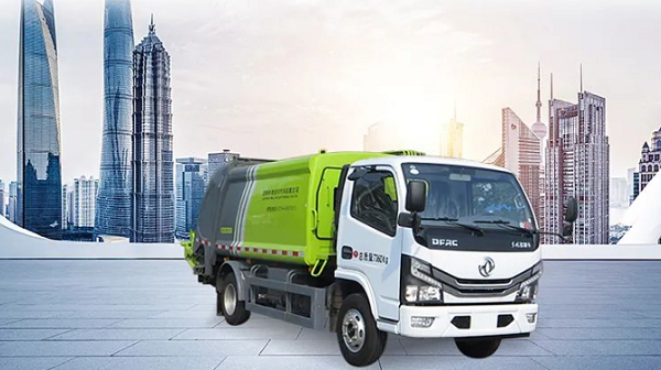 凌宇壓縮式垃圾車-固廢生活垃圾污物克星！